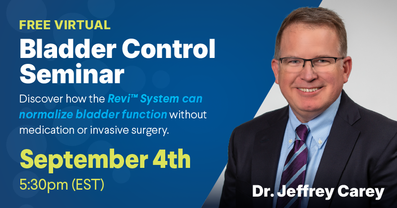 FREE WEBINAR - Bladder Control Seminar