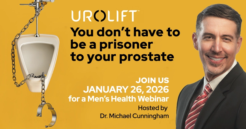 Join Us January 20th for Webinar on The UroLift™ System and Other Treatment Option for Enlarged Prostate